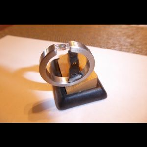 Stainless Steel ring New Size 10